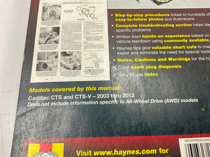 Haynes 21015 Repair Manual For 2003-2012 Cadillac CTS & CTS-V - DAMAGED