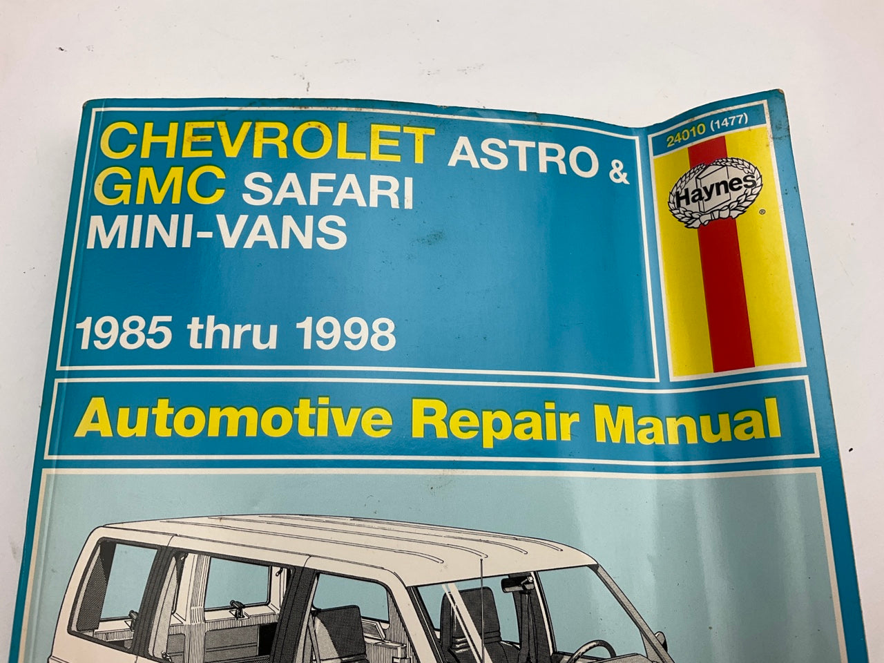 OPENED - Haynes 24010 Repair Manual For 1985-2003 Chevrolet Astro & GMC Safari