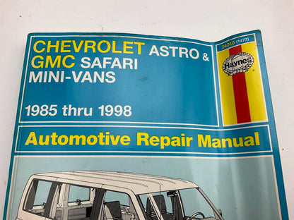 OPENED - Haynes 24010 Repair Manual For 1985-2003 Chevrolet Astro & GMC Safari