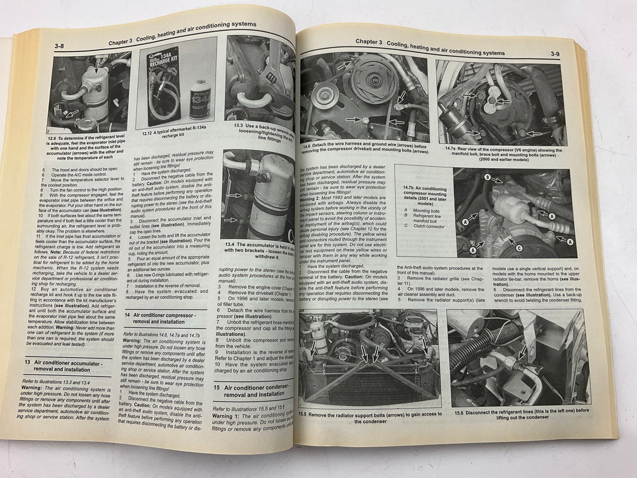OPENED - Haynes 24010 Repair Manual For 1985-2003 Chevrolet Astro & GMC Safari
