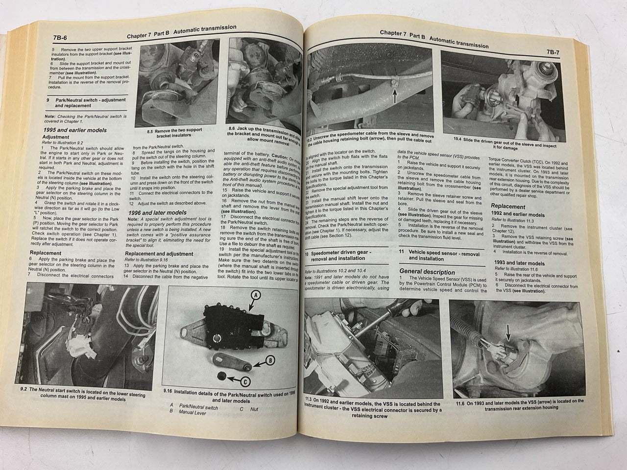 OPENED - Haynes 24010 Repair Manual For 1985-2003 Chevrolet Astro & GMC Safari