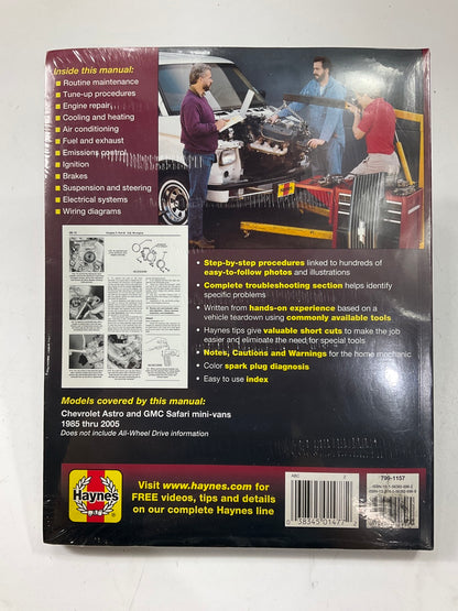 SEALED - Haynes 24010 Repair Manual For 1985-2005 Chevrolet Astro & GMC Safari