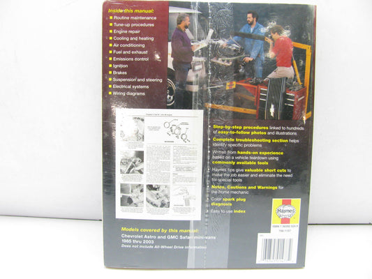SEALED - Haynes 24010 Repair Manual For 1985-2003 Chevrolet Astro & GMC Safari