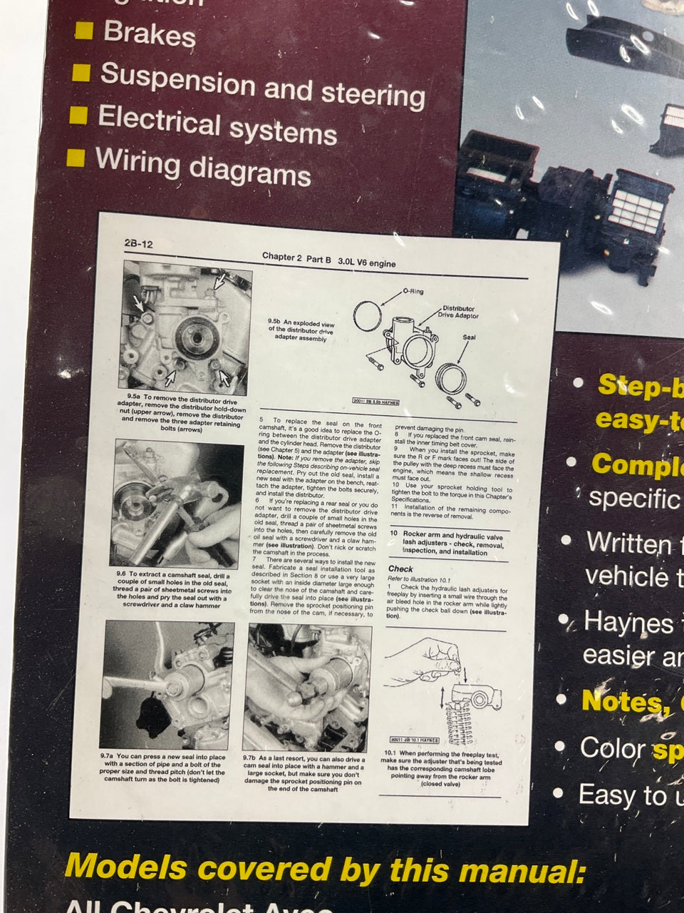 Haynes 24013 Repair Manual For 2004-2011 Chevrolet Aveo