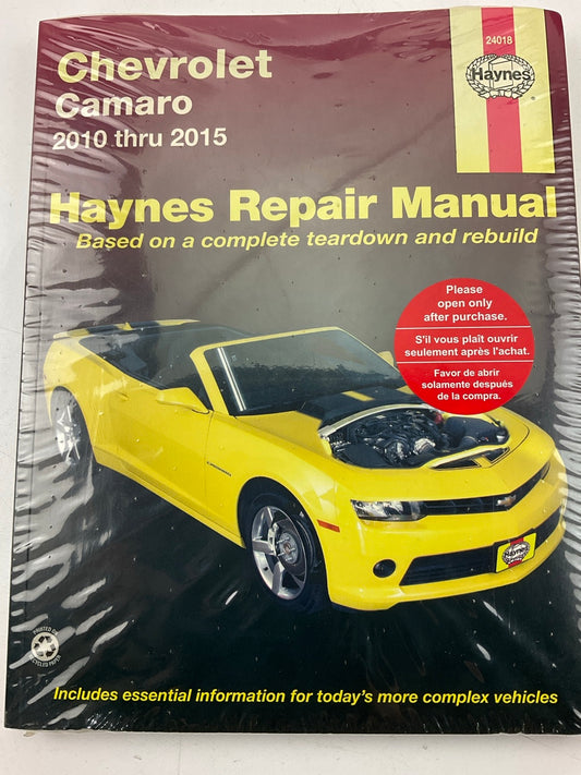 SEALED - Haynes 24018 Repair Manual For 2010-2015 Camaro