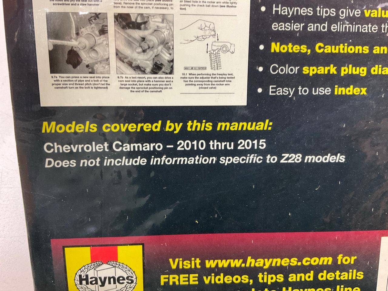 SEALED - Haynes 24018 Repair Manual For 2010-2015 Camaro