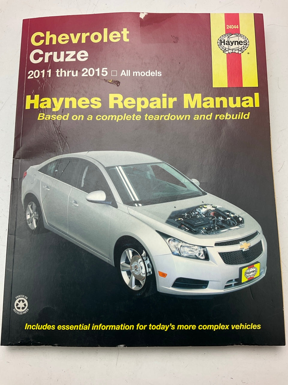 Haynes 24044 Repair Manual For 2011-2015 Chevrolet Cruze - OPEN