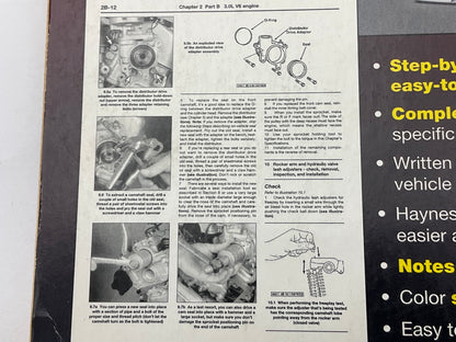 OPENED, Haynes 24046 Repair Manual 1991-1996 Roadmaster, Caprice 94-96 Impala SS