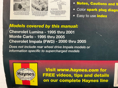 USED - Haynes 24048 Repair Manual For 1995-05 Chevy Lumina, Monte Carlo, Impala