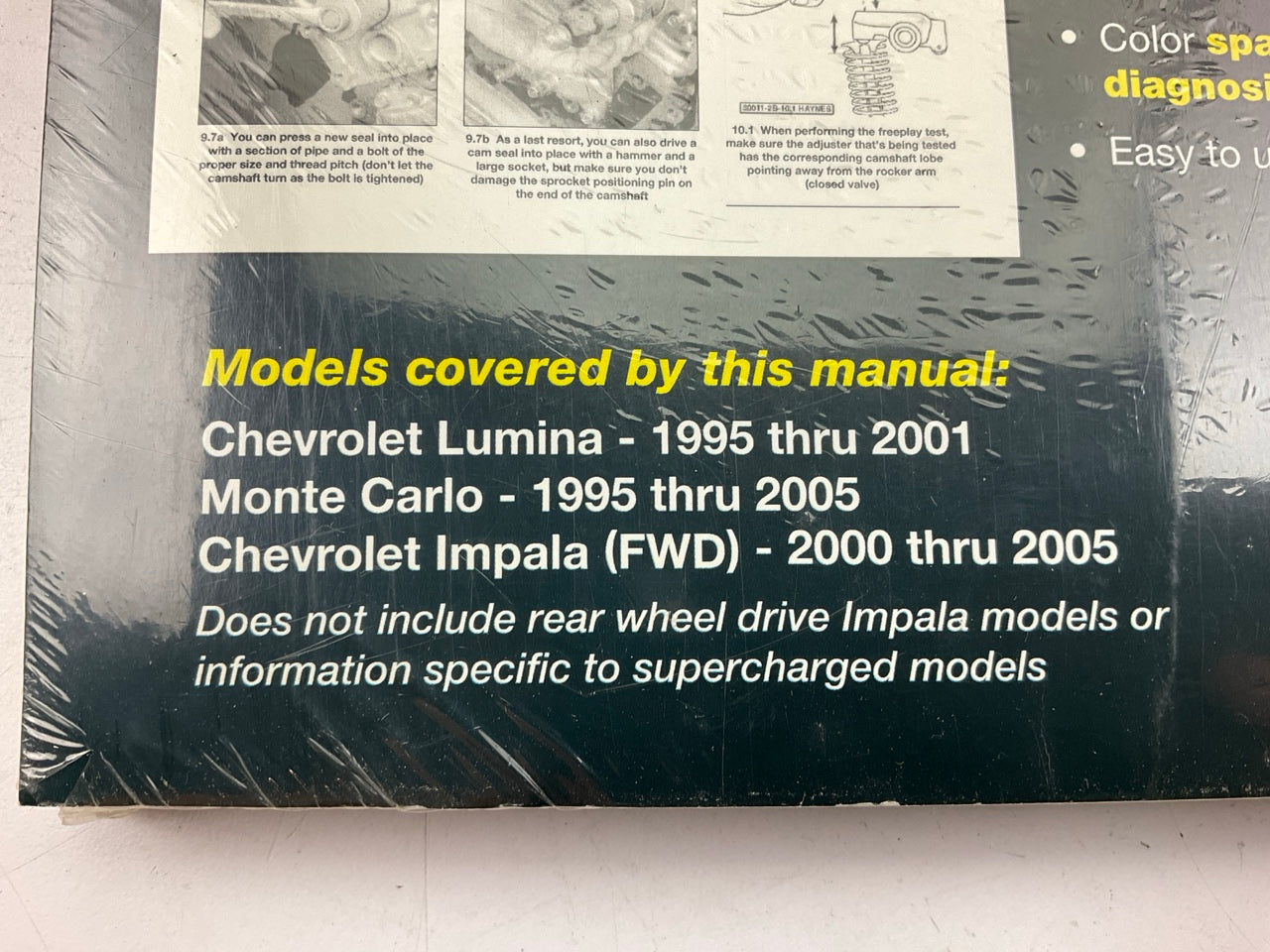 Haynes 24048 Repair Manual For 1995-2005 Lumina, Monte Carlo & Impala (FWD)