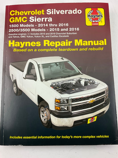 OPEN Haynes 24068 Repair Manual For 2014-2016 Silverdao & Sierra 1500 2500 3500