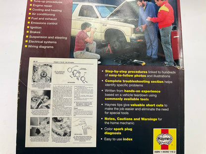 DAMAGED COVER - Haynes 24070 Repair Service Manual For 1982-1993 S10 S15 Pickups