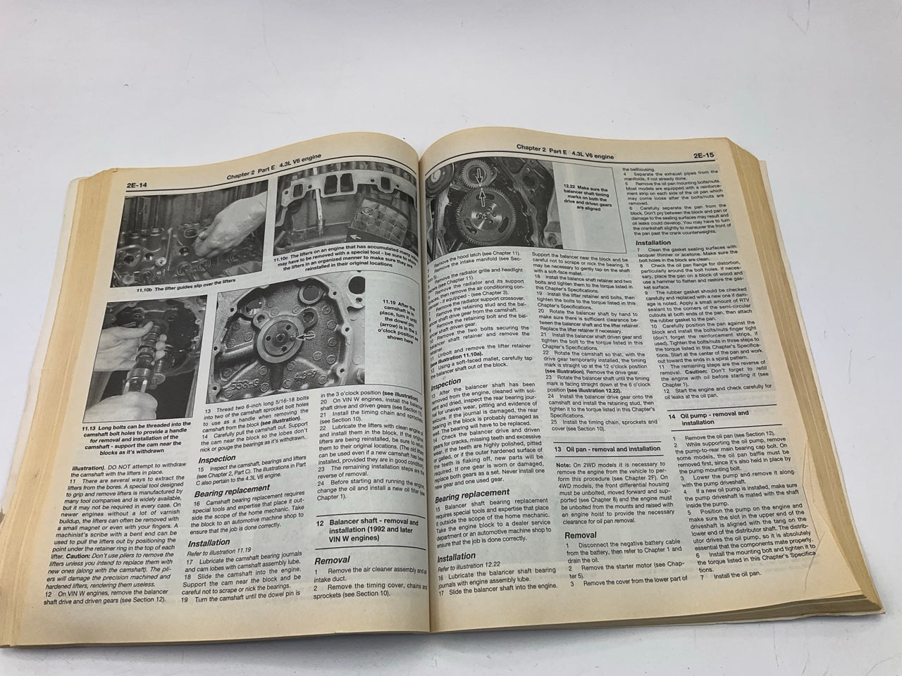 DAMAGED COVER - Haynes 24070 Repair Service Manual For 1982-1993 S10 S15 Pickups