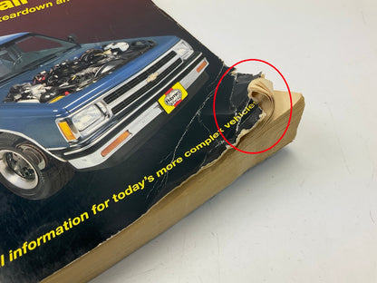 DAMAGED COVER - Haynes 24070 Repair Service Manual For 1982-1993 S10 S15 Pickups