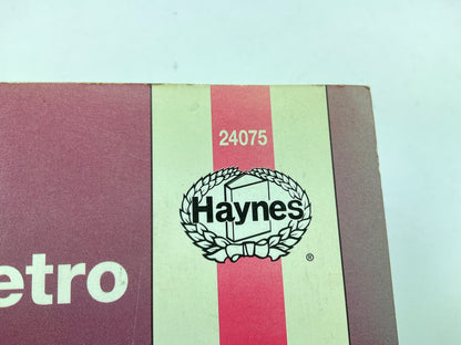 OPENED - Haynes 24075 Repair Manual For 1985-1992 Chevy Sprint 1989-2001 Metro