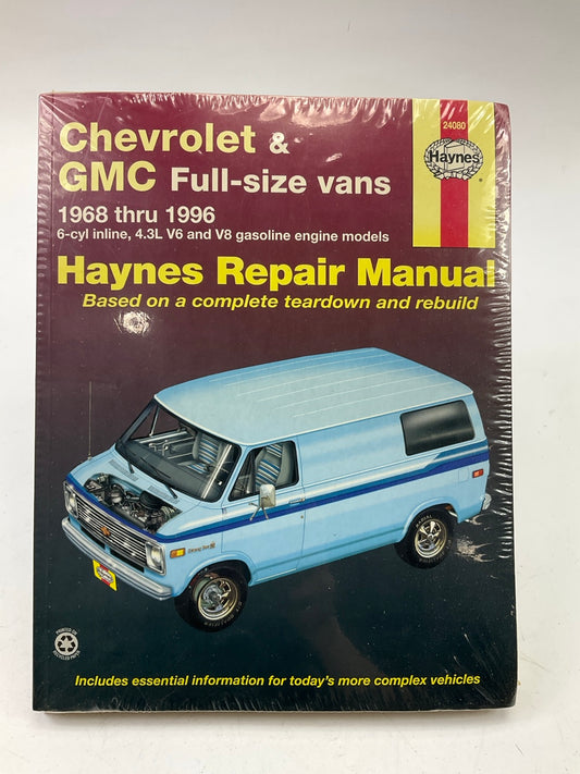 Haynes 24080 Repair Manual For 1968-1996 Chevrolet & GMC Full Size Vans