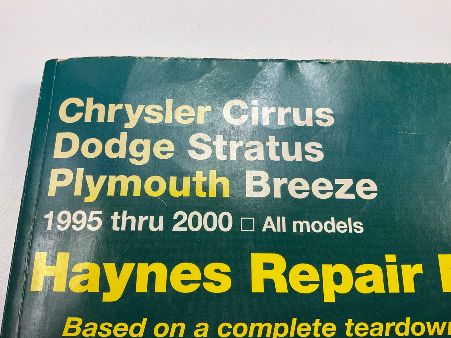 USED #2 - Haynes 25015 Repair Manual For 1995-00 Cirrus & Status 1996-00 Breeze