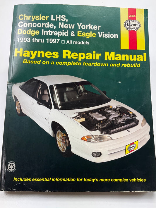 Haynes 25025 Repair Manual For 1993-1997 Concorde, Intrepid, LHS, New Yorker