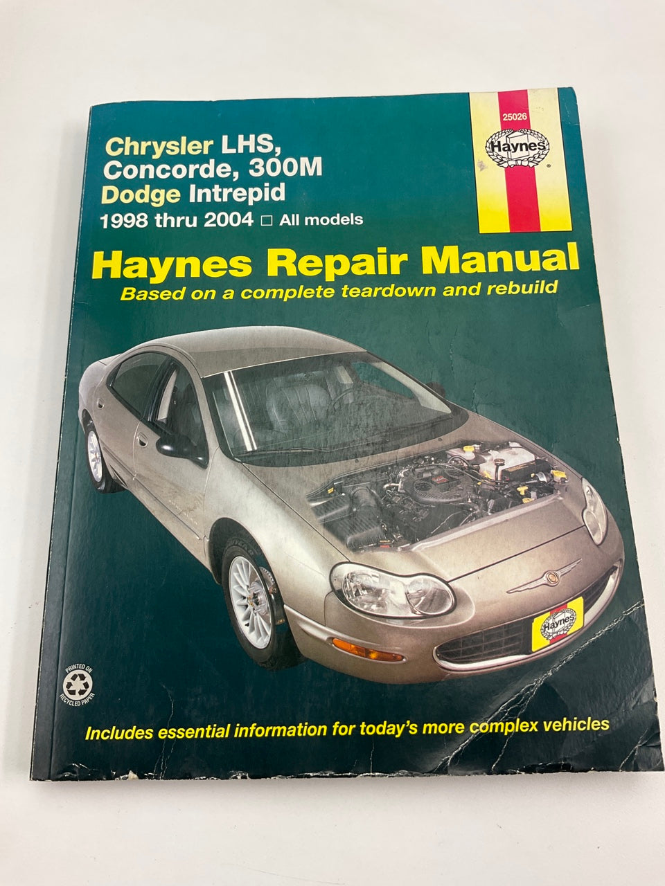 Haynes 25026 Repair Manual For Chrysler 300M, Concorde, Intrepid, & LHS