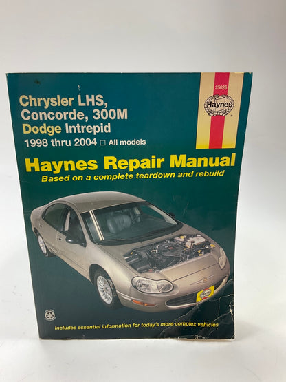 USED - Haynes 25026 Repair Manual For Chrysler 300M, Concorde, Intrepid, & LHS