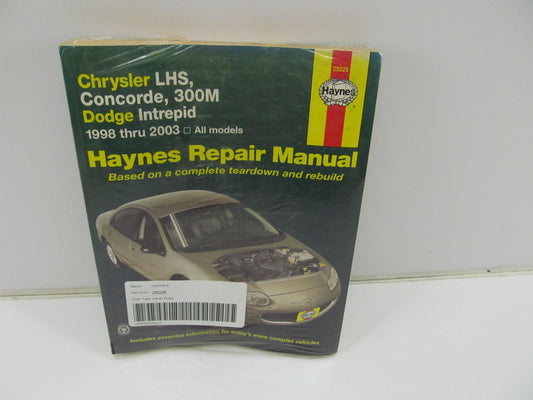 Haynes 25026 Repair Manual For Chrysler 300M, Concorde, Intrepid, & LHS - SEALED