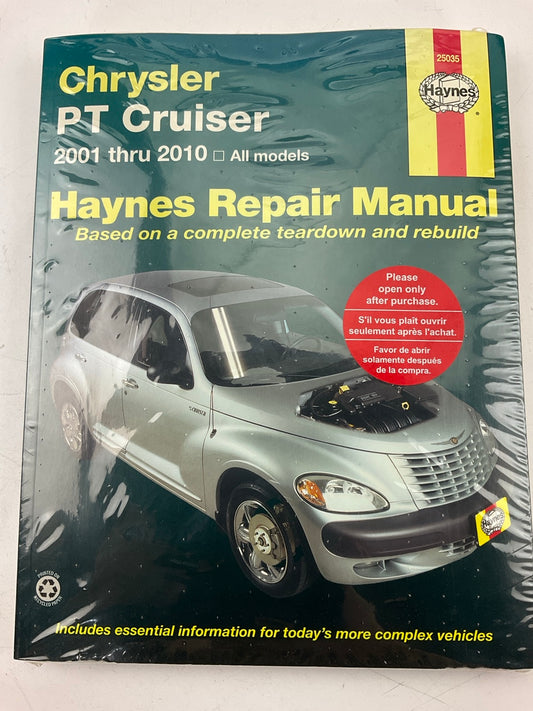 Haynes 25035 Repair Manual For 2001-2010 PT Cruiser - SEALED