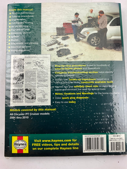 Haynes 25035 Repair Manual For 2001-2010 PT Cruiser - SEALED