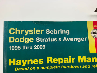 Haynes 25040 Repair Manual For 1995-2006 Chrysler Sebring, Stratus - USED
