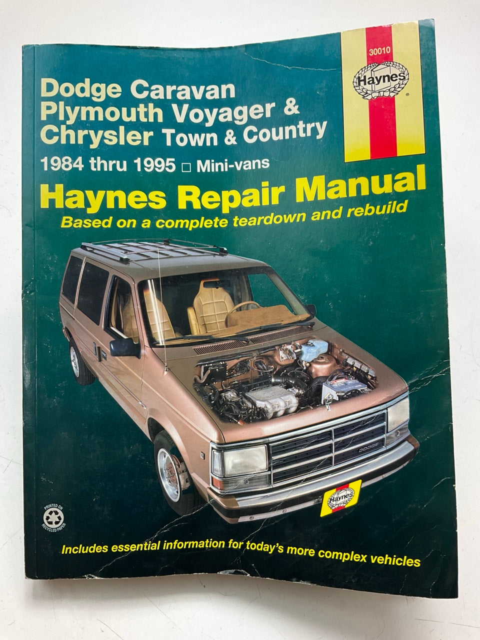 OPENED - Haynes 30010 Repair Manual For 1984-1995 Chrysler Minivans