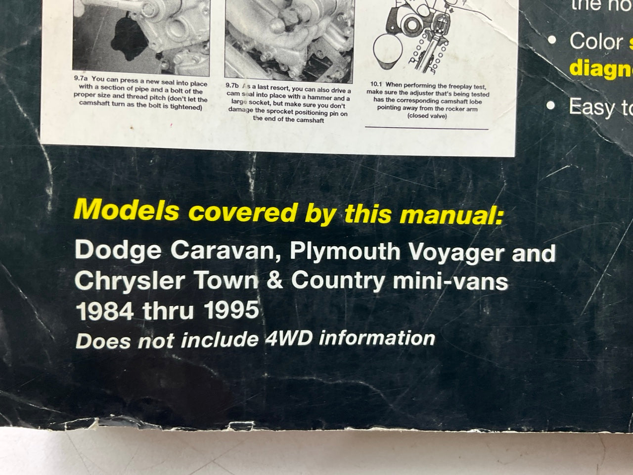 USED - Haynes 30010 Repair Manual For 1984-1995 Chrysler Minivans Type 2