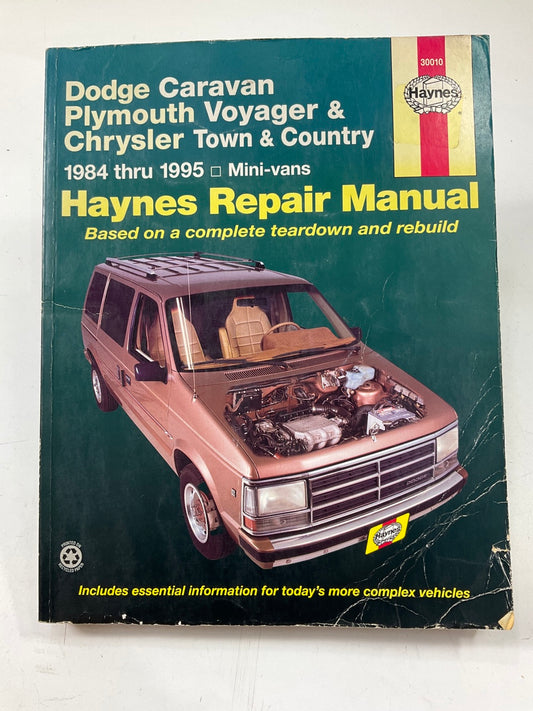 USED - Haynes 30010 Repair Manual For 1984-1995 Chrysler Minivans Type 3