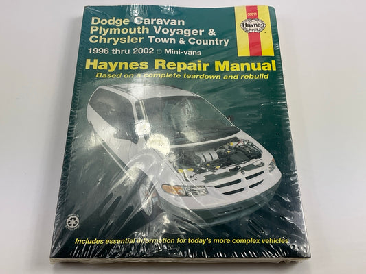 Haynes 30011 Repair Manual For 1996-2002 Caravan, Voyager, Town & Country