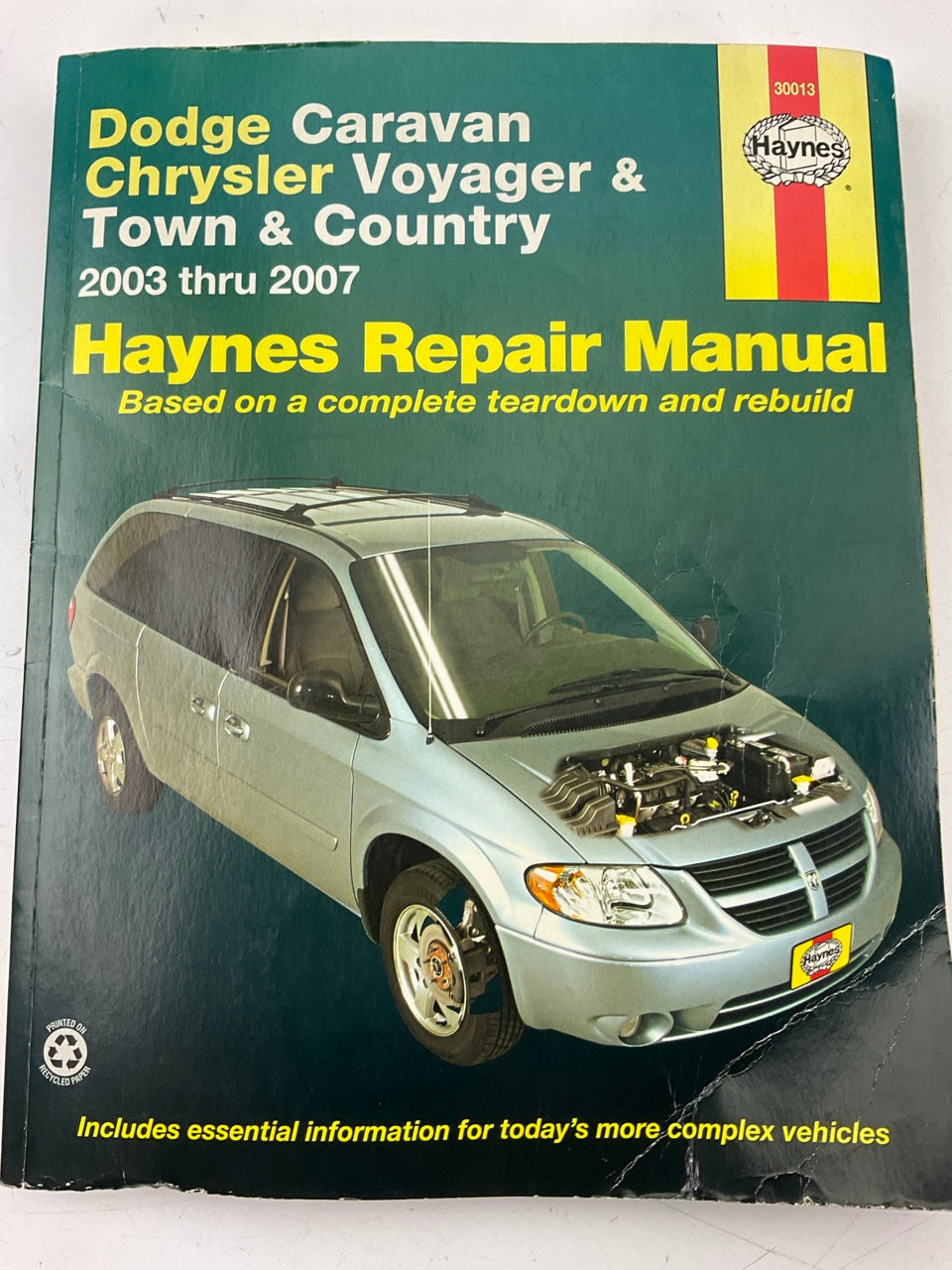 OPENED - Haynes 30013 Repair Manual For 2003-2007 Chrysler Mini-Vans