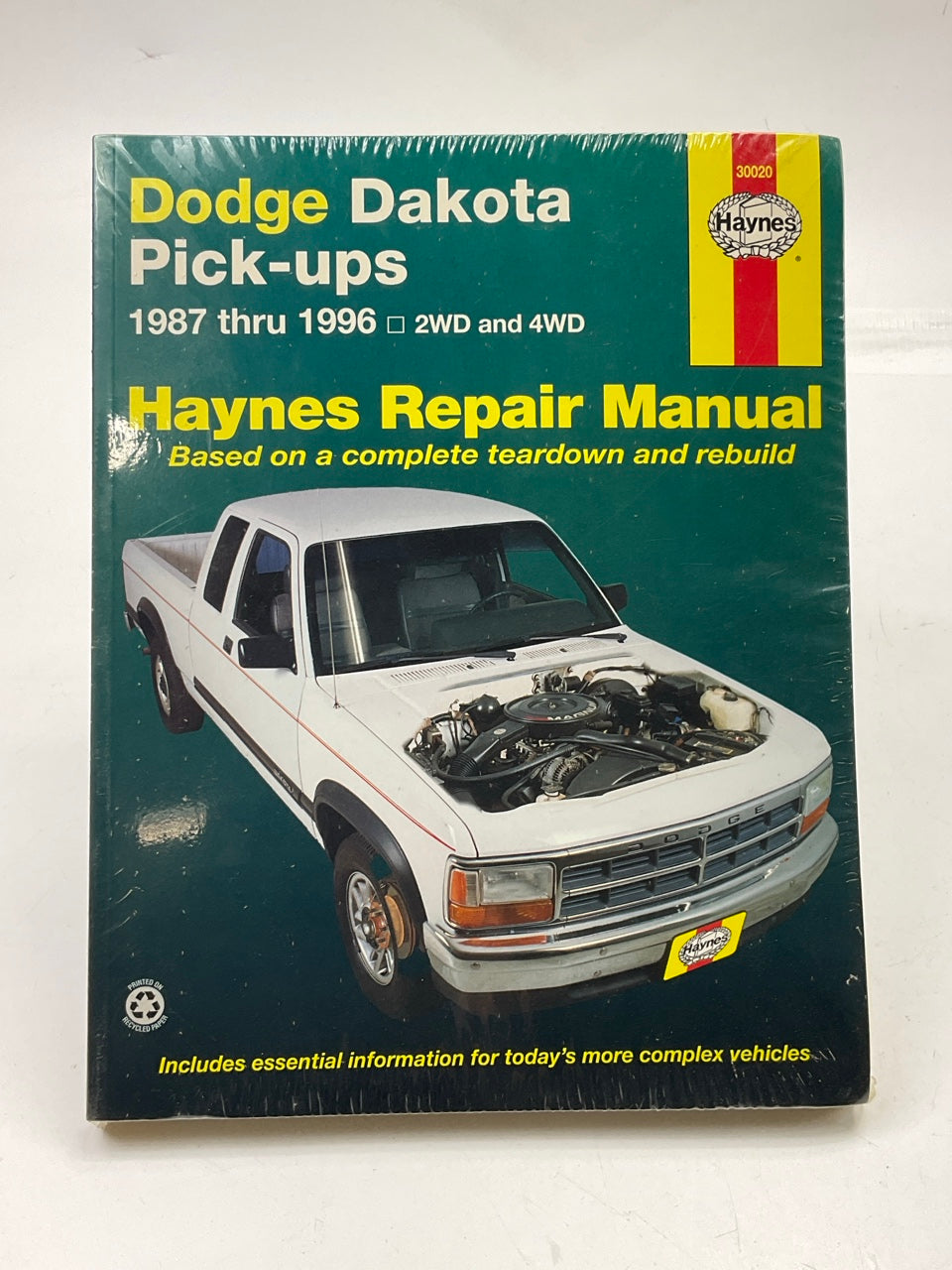 Haynes 30020 Repair Manual For 1987-1996 Dodge Dakota Pickup 2WD 4WD - SEALED