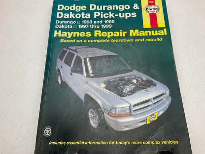 Haynes 30021 Repair Manual For 1997-1999 Dodge Dakota, 1998-99 Durango