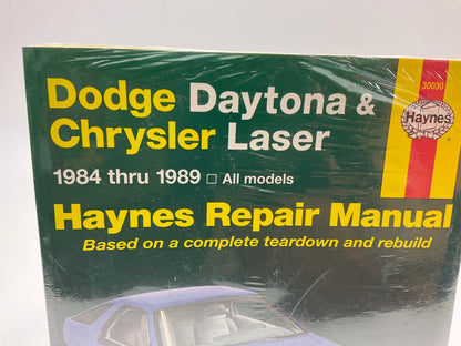 Haynes 30030 Repair Manual For 1984-1989 Daytona, Laser - SEALED