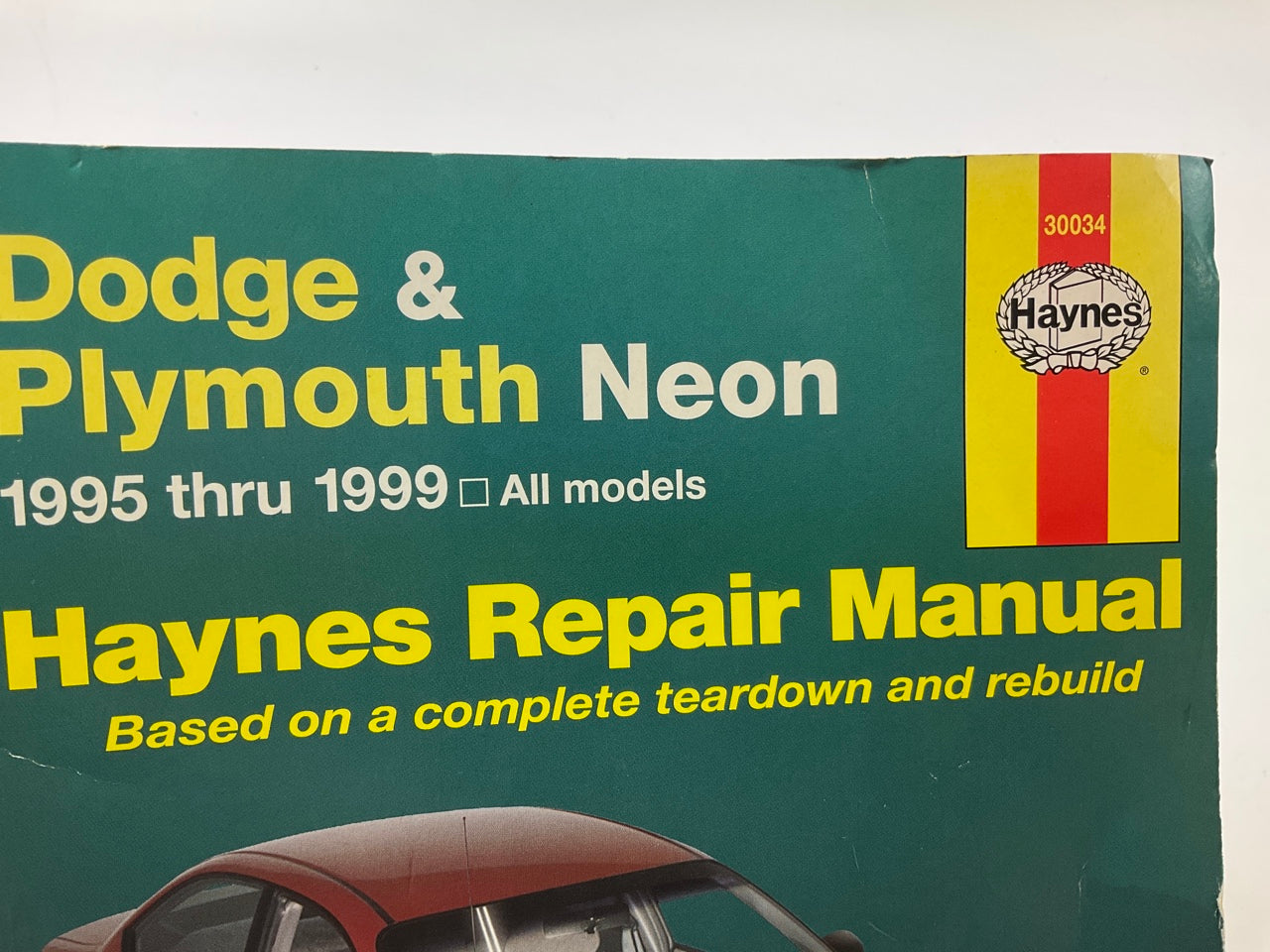 Haynes 30034 Repair Manual For 1995-1999 Neon