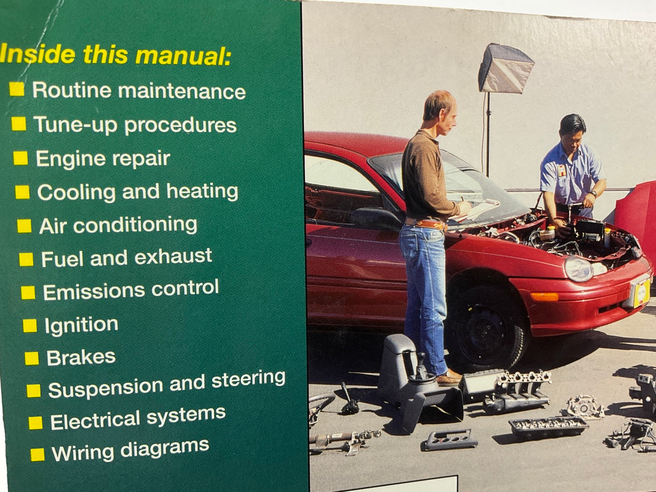 Haynes 30034 Repair Manual For 1995-1999 Neon