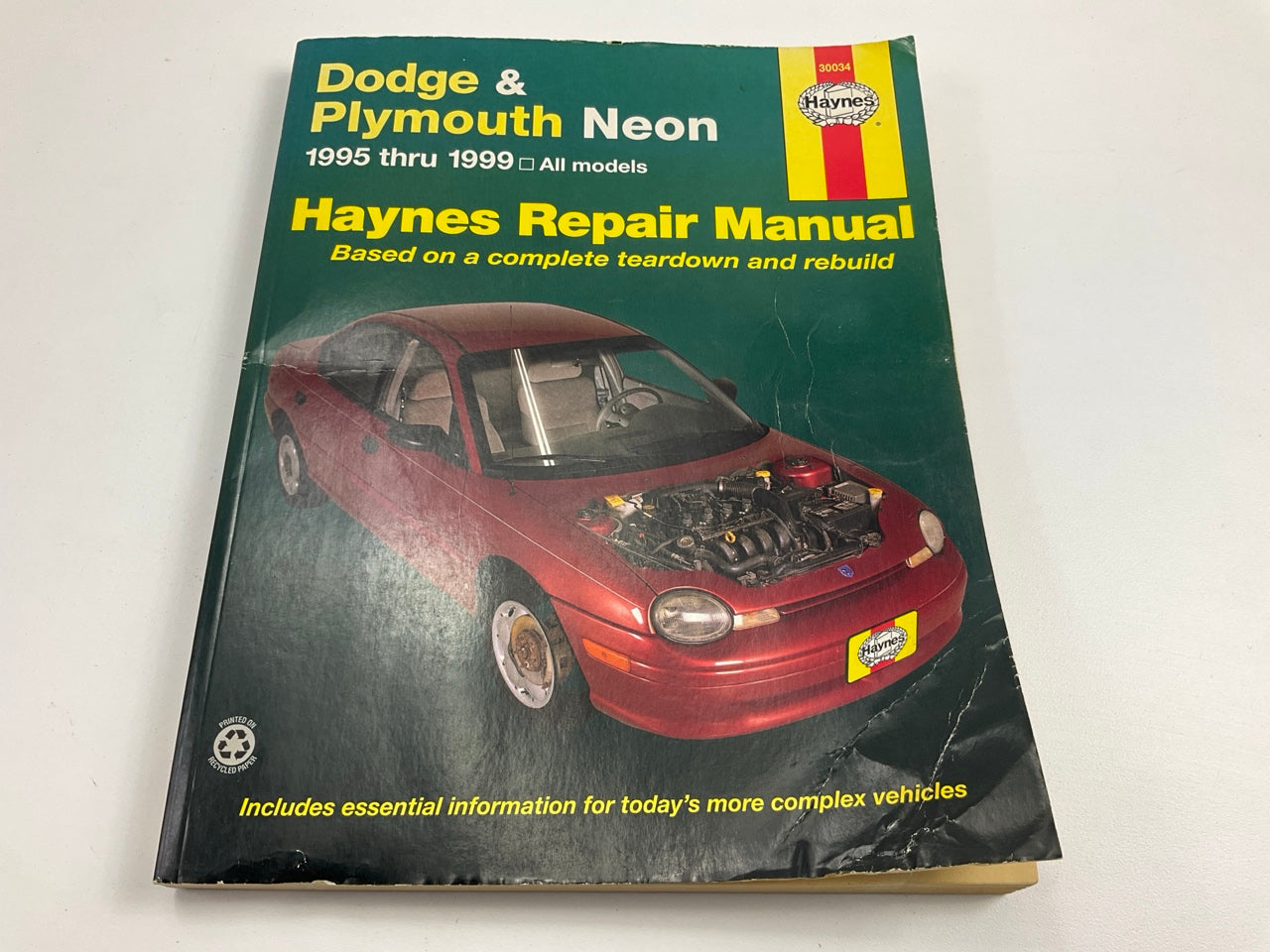 USED #2 - Haynes 30034 Repair Manual For 1995-1999 Neon