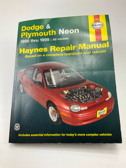 USED #5 - Haynes 30034 Repair Manual For 1995-1999 Neon