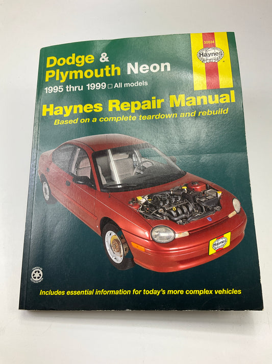 USED #5 - Haynes 30034 Repair Manual For 1995-1999 Neon