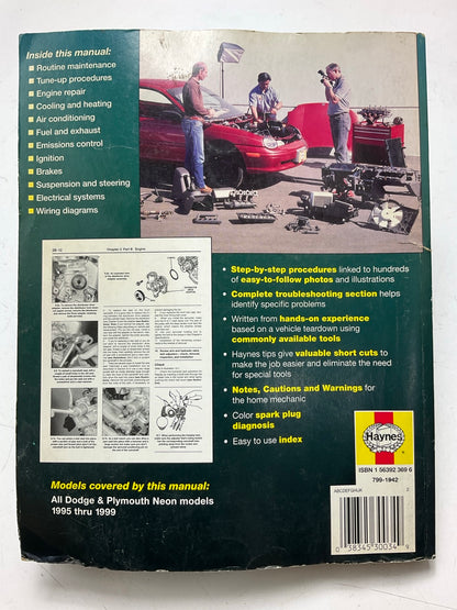 USED - Haynes 30034 Repair Manual For 1995-1999 Neon