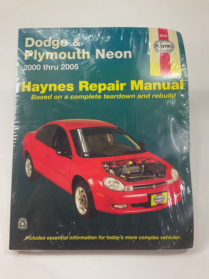 SEALED - Haynes 38015 Repair Manual For 2000-2005 Dodge Neon