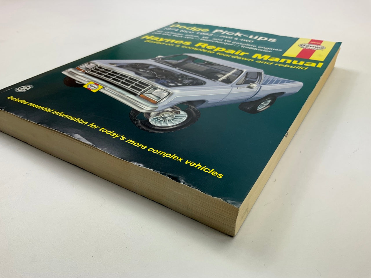 Haynes 30040 Repair Manual For 1974-1993 Dodge Pickups 2WD & 4WD - OPENED
