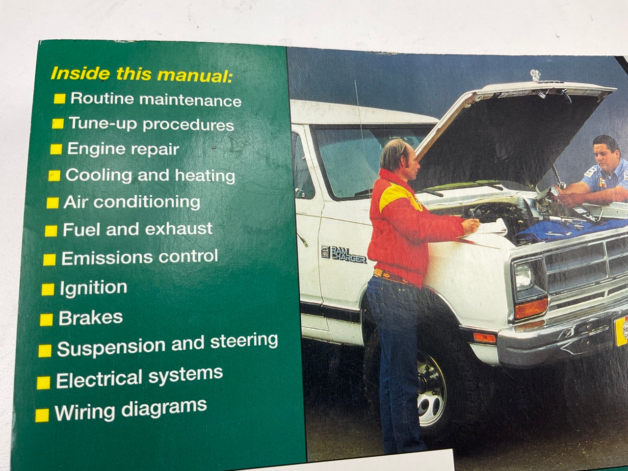 Haynes 30040 Repair Manual For 1974-1993 Dodge Pickups 2WD & 4WD - OPENED