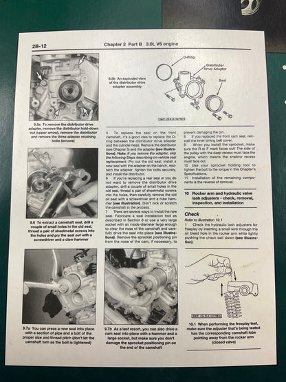 Haynes 30040 Repair Manual For 1974-1993 Dodge Pickups 2WD & 4WD - OPENED