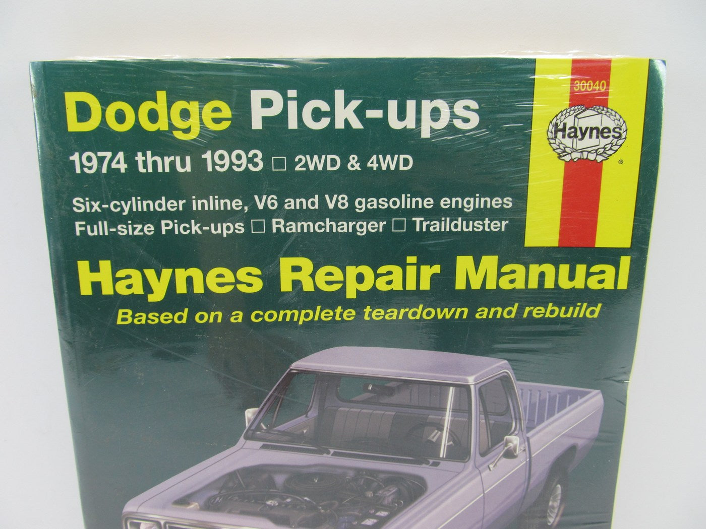 Haynes 30040 Repair Manual For 1974-1993 Dodge Pickups 2WD & 4WD - SEALED