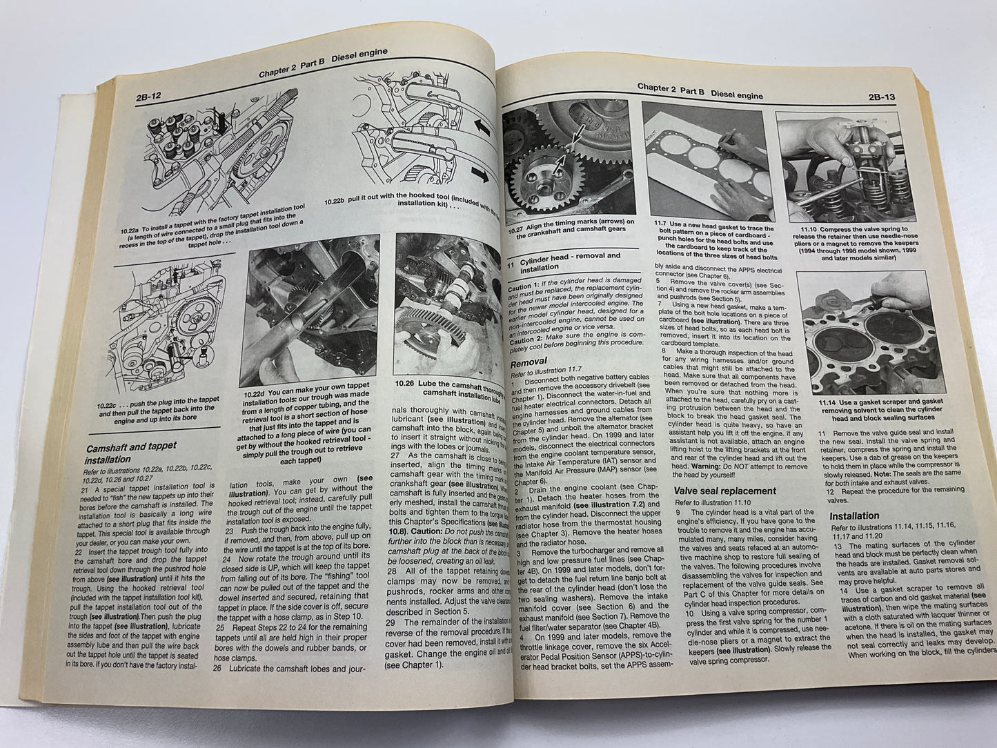 OPENED - ACTUAL MANUAL SHOWN - Haynes 30041 Repair Manual For 94-02 Dodge Truck