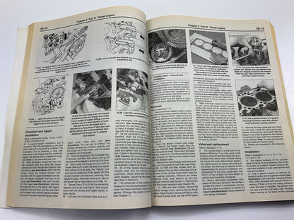 OPENED - ACTUAL MANUAL SHOWN - Haynes 30041 Repair Manual For 94-02 Dodge Truck