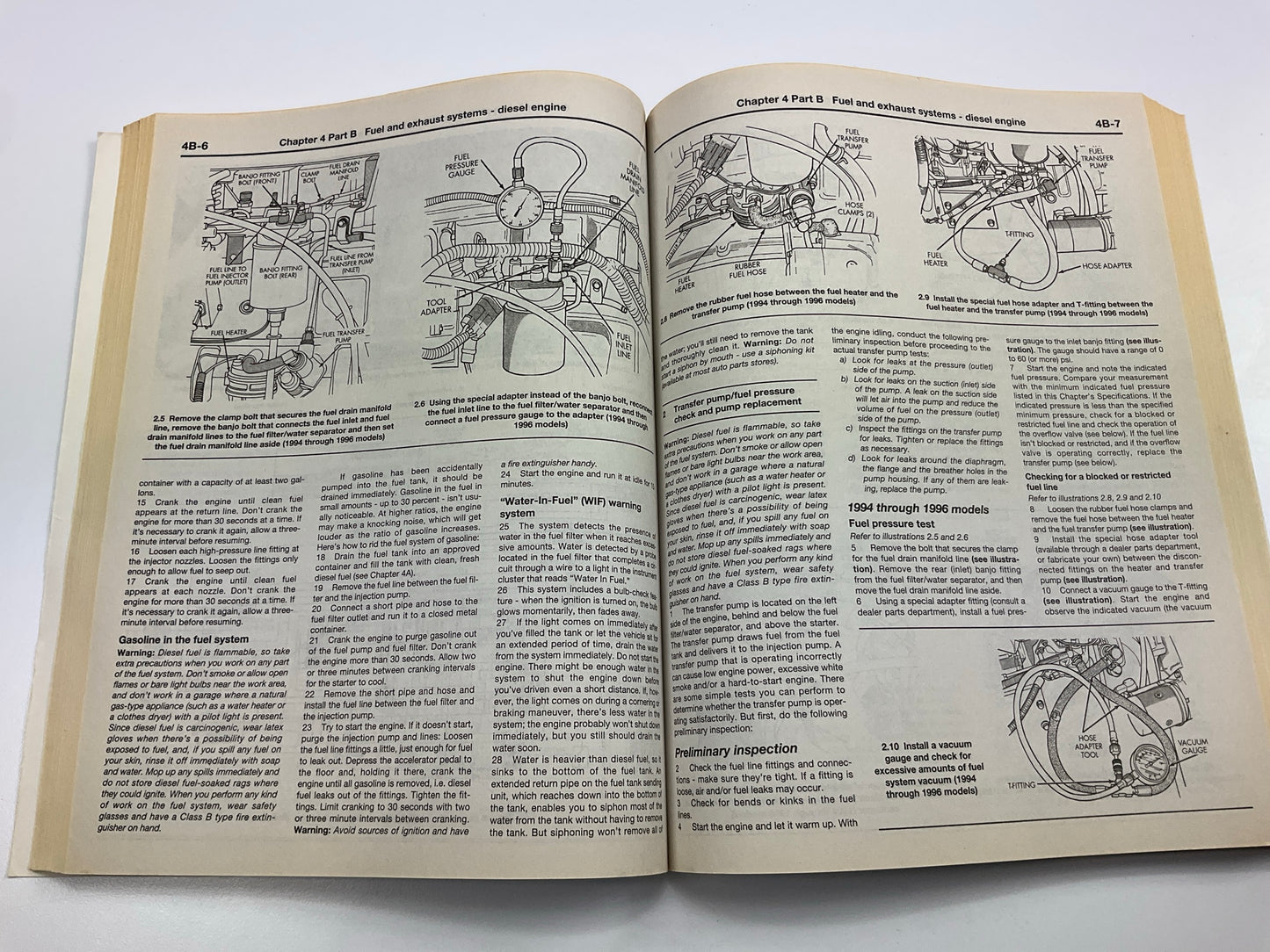 OPENED - ACTUAL MANUAL SHOWN - Haynes 30041 Repair Manual For 94-02 Dodge Truck